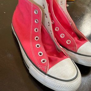 Hardly Worn Womens Converse High Top Shoes